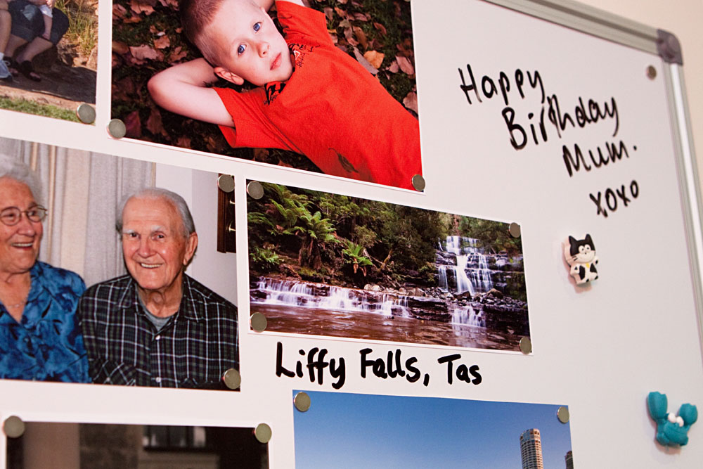 magnetic photo board