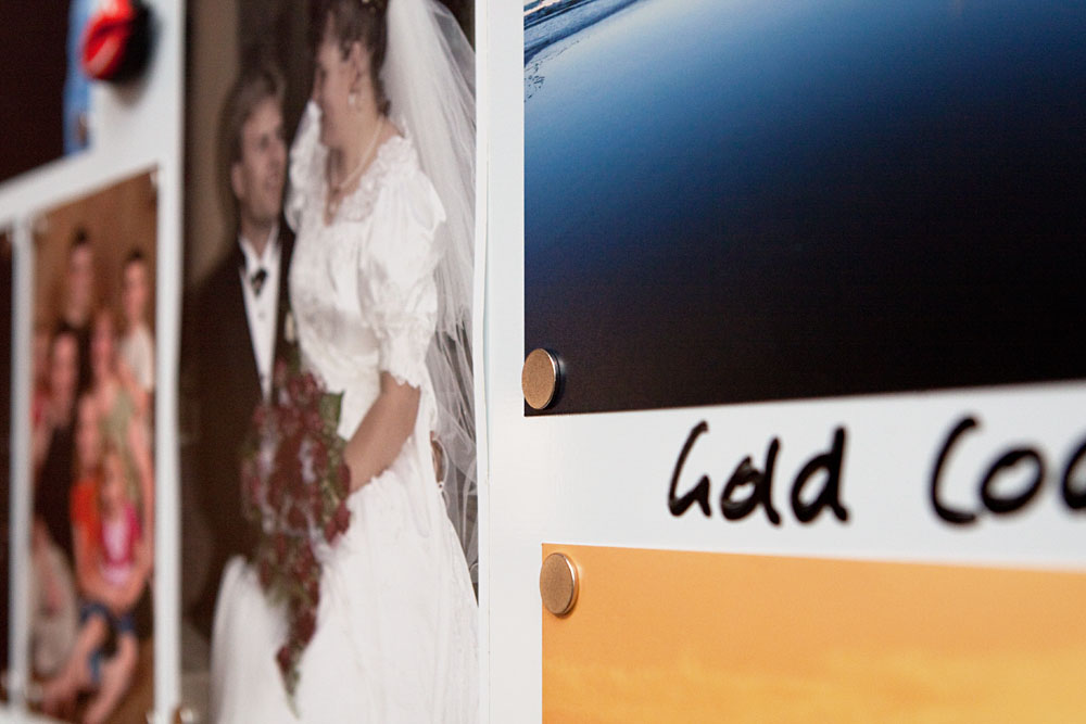 magnetic photo board