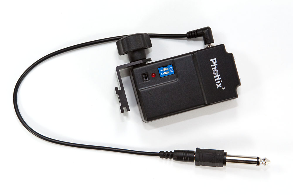 Tetra receiver with PC sync cable connected