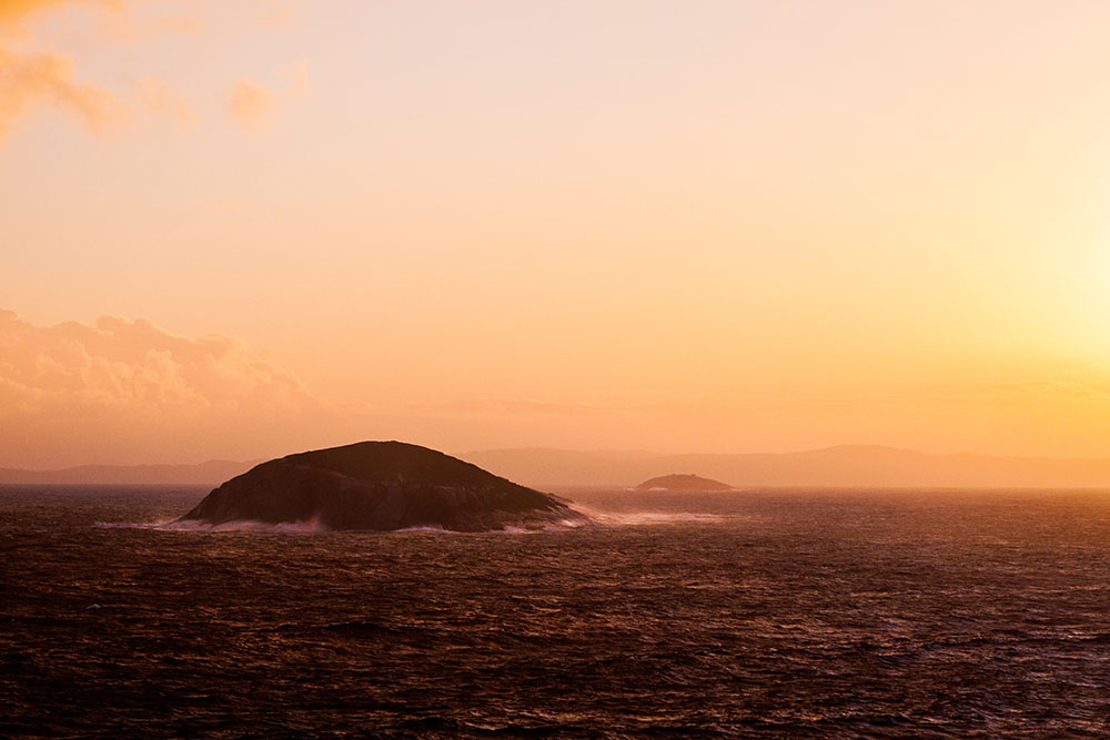 sunset from the Gap