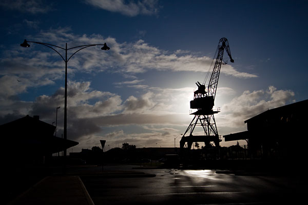 crane silhouette