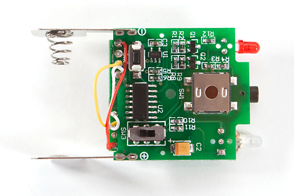 top of receiver PCB
