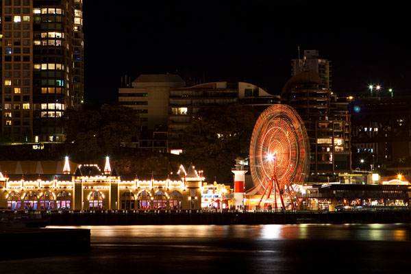 Luna Park at night