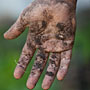 dirty hand