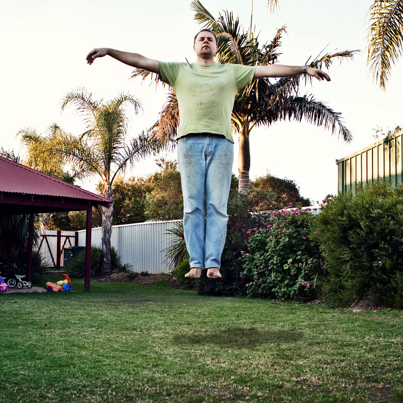 levitating