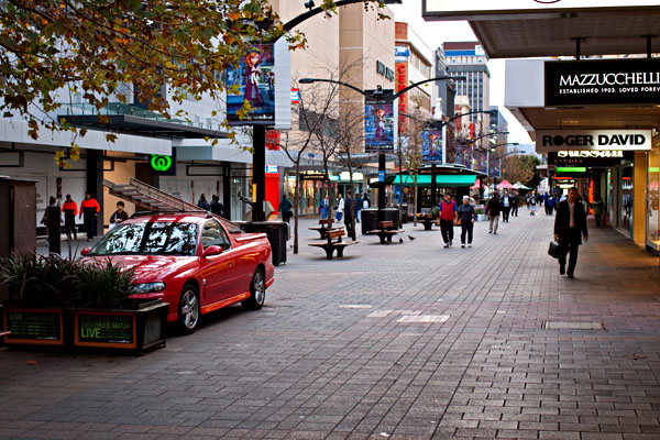 morning pedestrian traffic