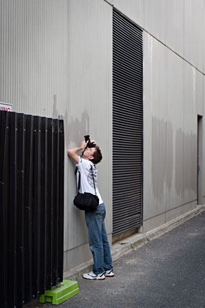 Matt looking for interesting angles