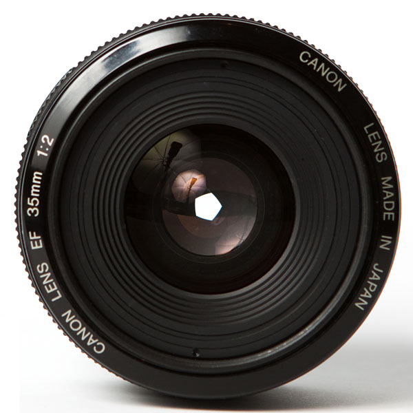 Canon EF 35mm f/2 lens stopped down to f/8