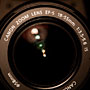 front element of Canon EF-S 18-55mm IS lens