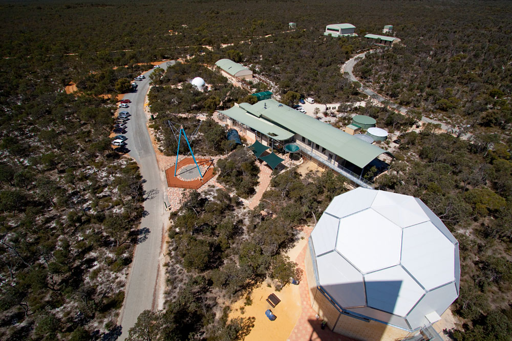 view of the Gravity Discovery Centre from the top of the Leaning Tower