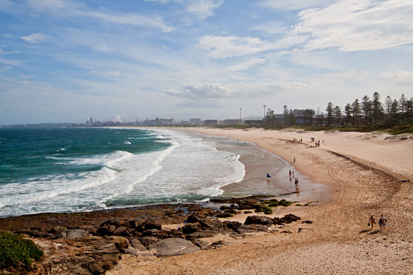 looking down on City Beach