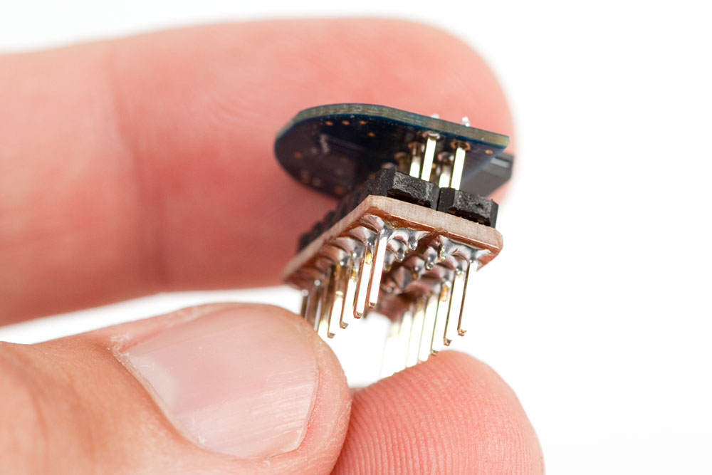 <a href="../electronics/msp430/breadboard.cgi">breadboard adapter</a>: tracks on vero board cut down the centre