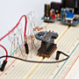 <a href="../electronics/msp430/breadboard.cgi">breadboard adapter</a>: plugged into breadboard