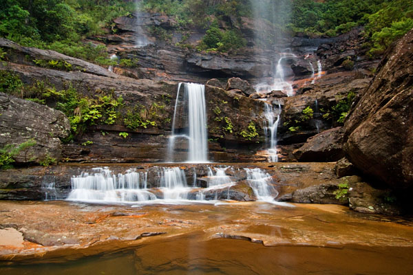 bottom of the Middle Falls, Wentworth Falls