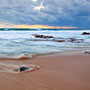 receeding waves
