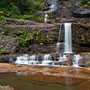 bottom of the Middle Falls, Wentworth Falls