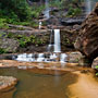 bottom of the Middle Falls, Wentworth Falls