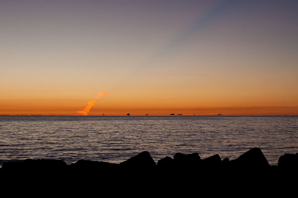 after sunset