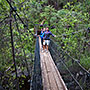 swinging bridge