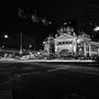 Flinders Street Station after sunset