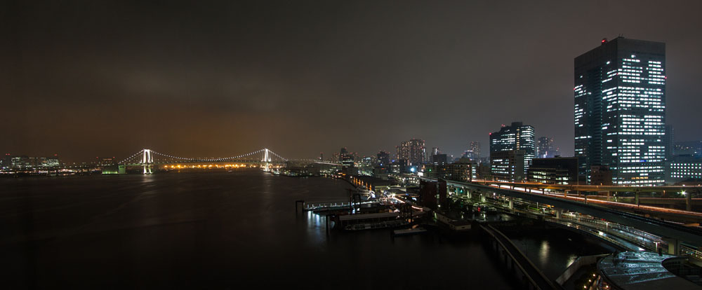 Rainbow Bridge and Tokyo Bay