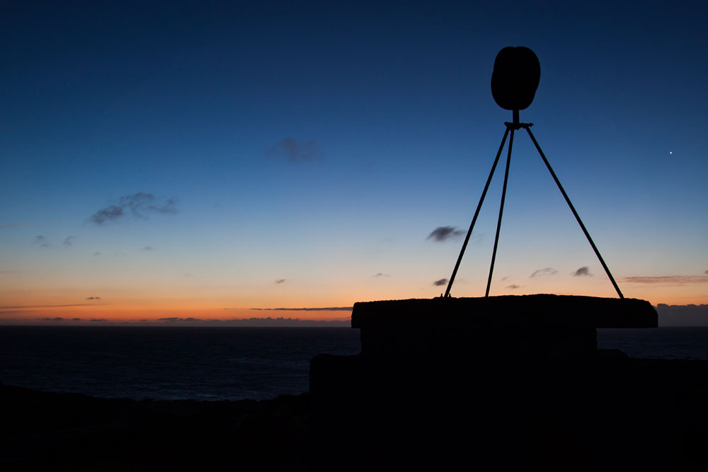 Observation Post silhouette