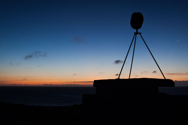 Observation Post silhouette