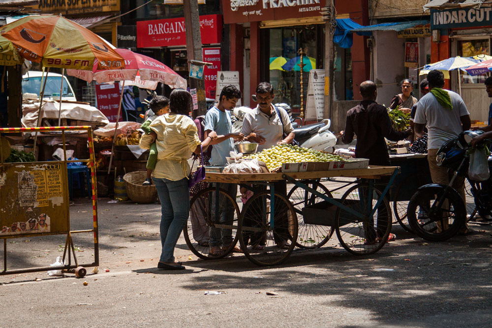 mobile fruit vendor