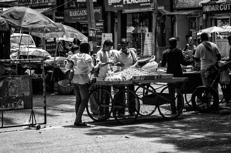 mobile fruit vendor
