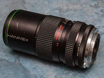 the Hanimex lens