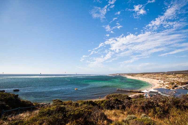 Gnarabup Beach, viewed from the lookout