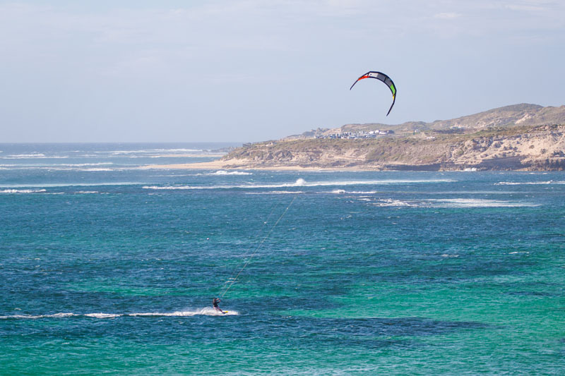 Surfer's Point in the background