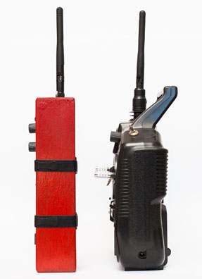 repackaged KAP transmitter: side comparison