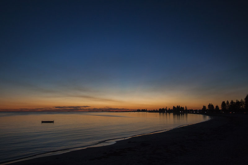 sunset at Warnbro Beach