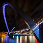 the arches of the Elizabeth Quay Bridge