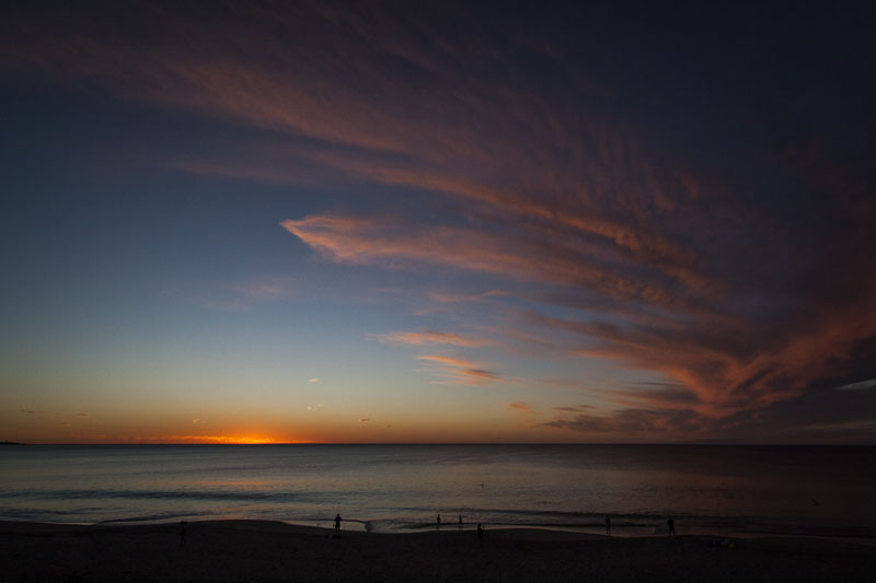 Madora Bay beach sunset - 3 January