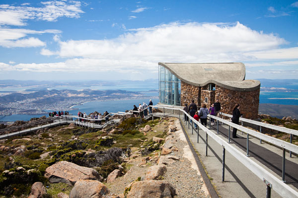 the Interpretation Centre and boardwalk