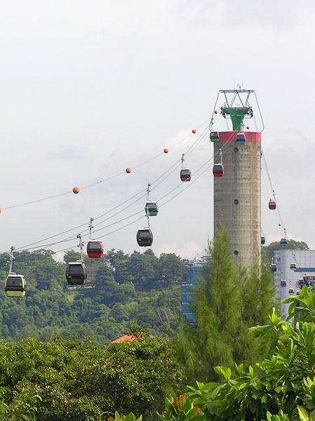 Sentosa Island cable car