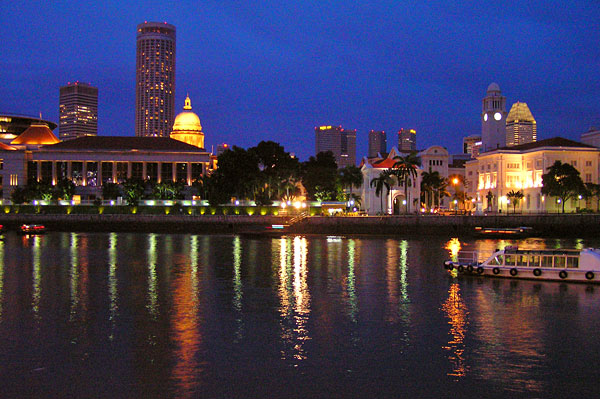 Singapore at night