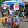 Street-side ice cream seller