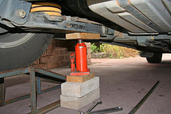 factory sway bar removed