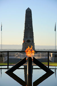 Eternal Flame and, State War Memorial