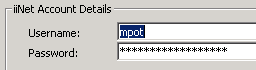 username specification